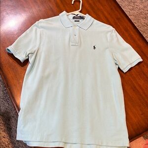 Polo by Ralph Lauren Men's Light Blue Polo Shirt Mens Medium